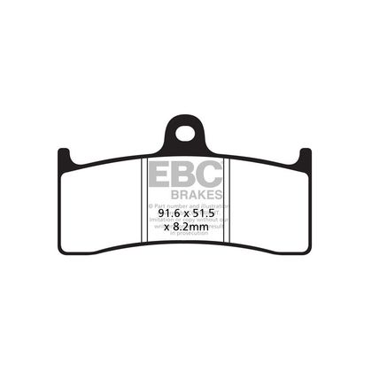 Plaquettes de freins EBC Sinter Métal Fritté avant