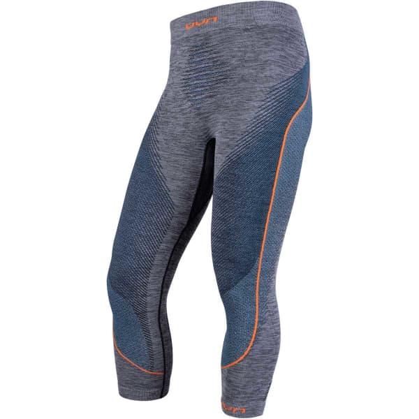 Collant thermique UYN AMBITYON UW PANTS MEDIUM BLACK MELANGE/ATLANTIC/ORANGE SHINY
