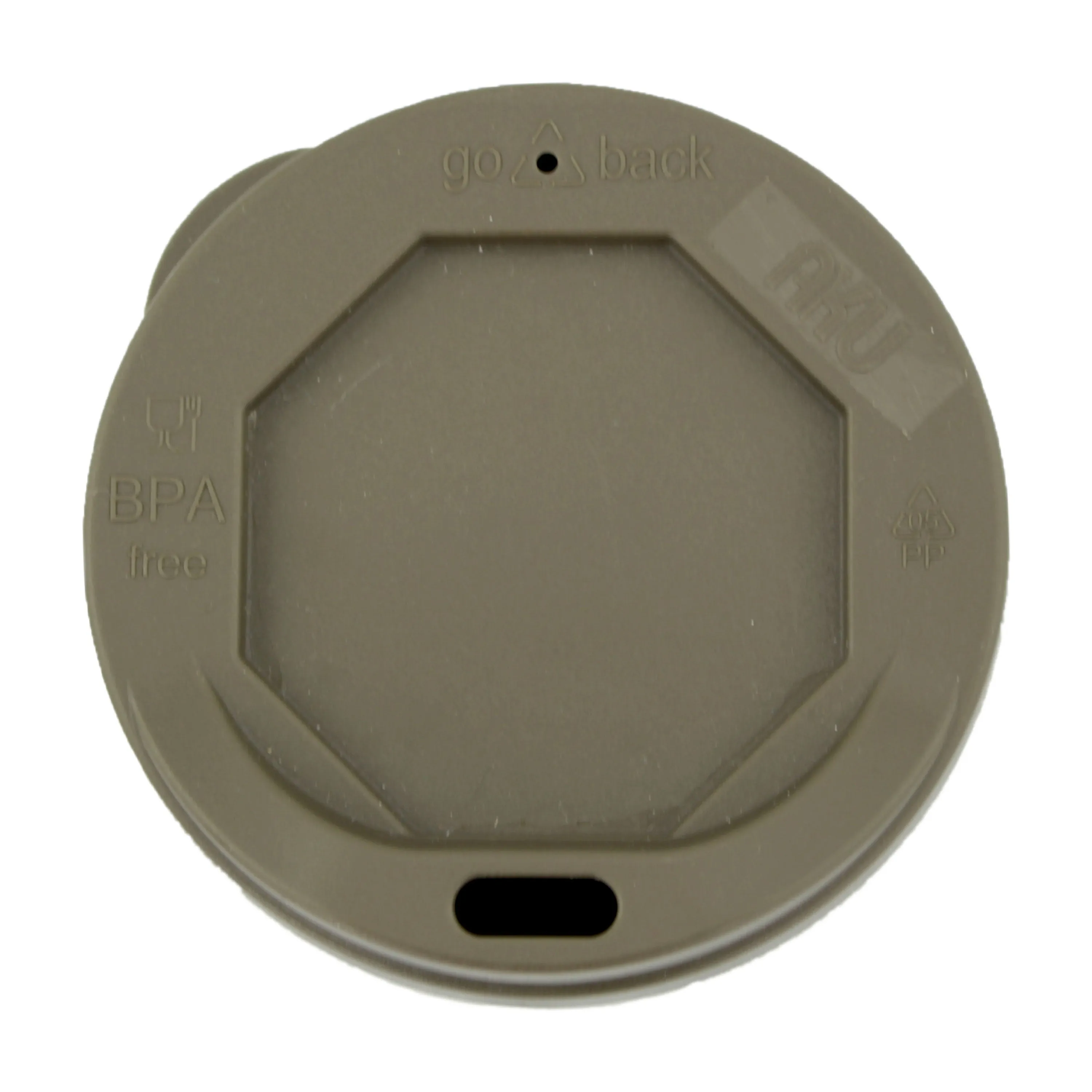 Zentauron -  Zentauron Kaffeebecher Mehrweg 300 ml grau braun