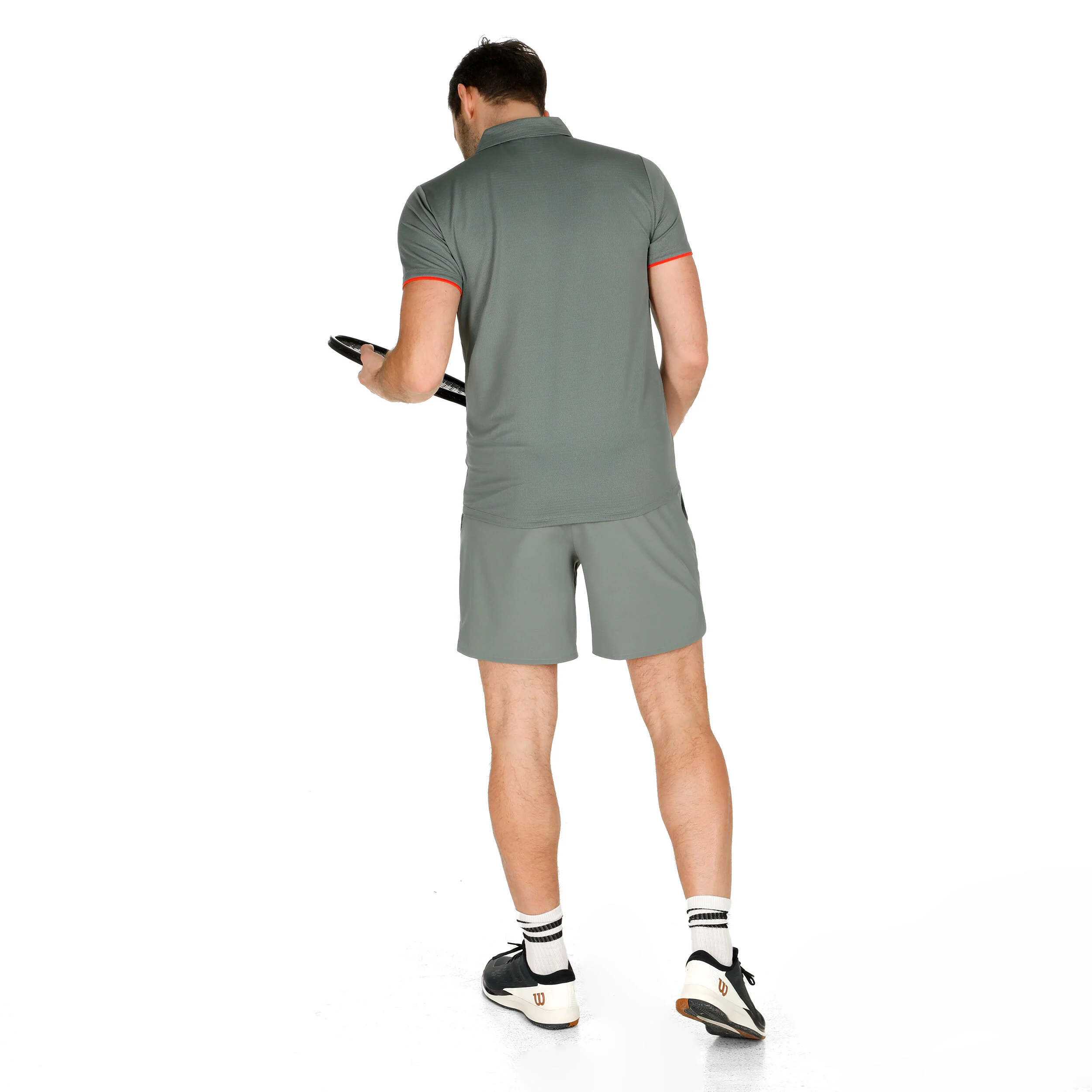 Quiet Please Slam Shorts Hommes - Sauge, Rouge