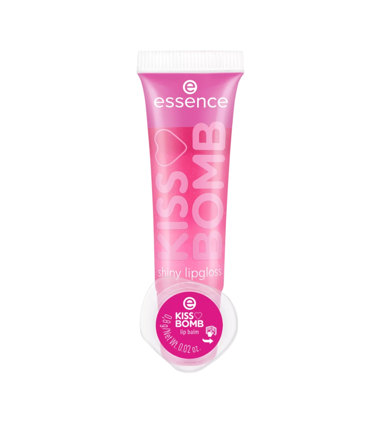 essence - Duo de bálsamo labial e brilho labial Kiss Bomb