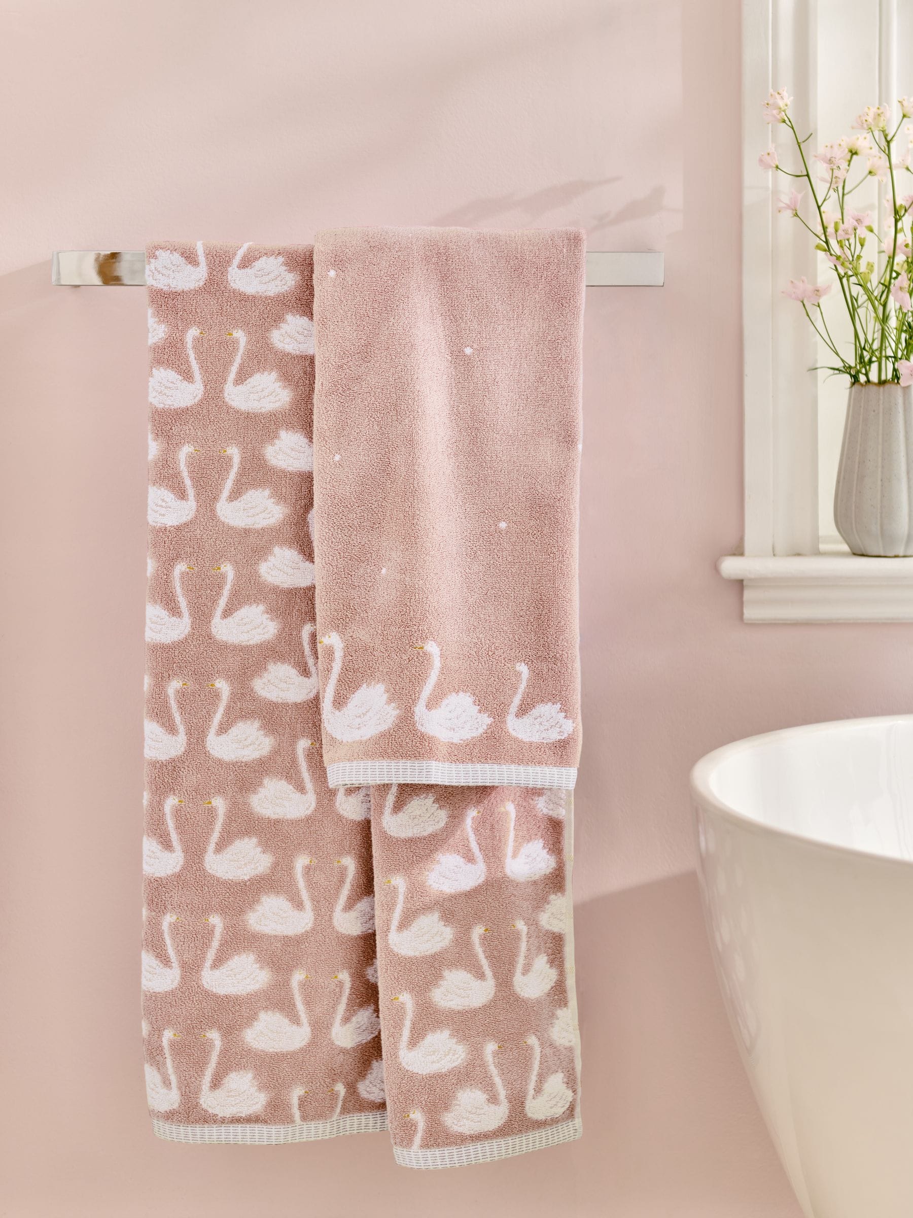 Swan 100% Cotton Towel