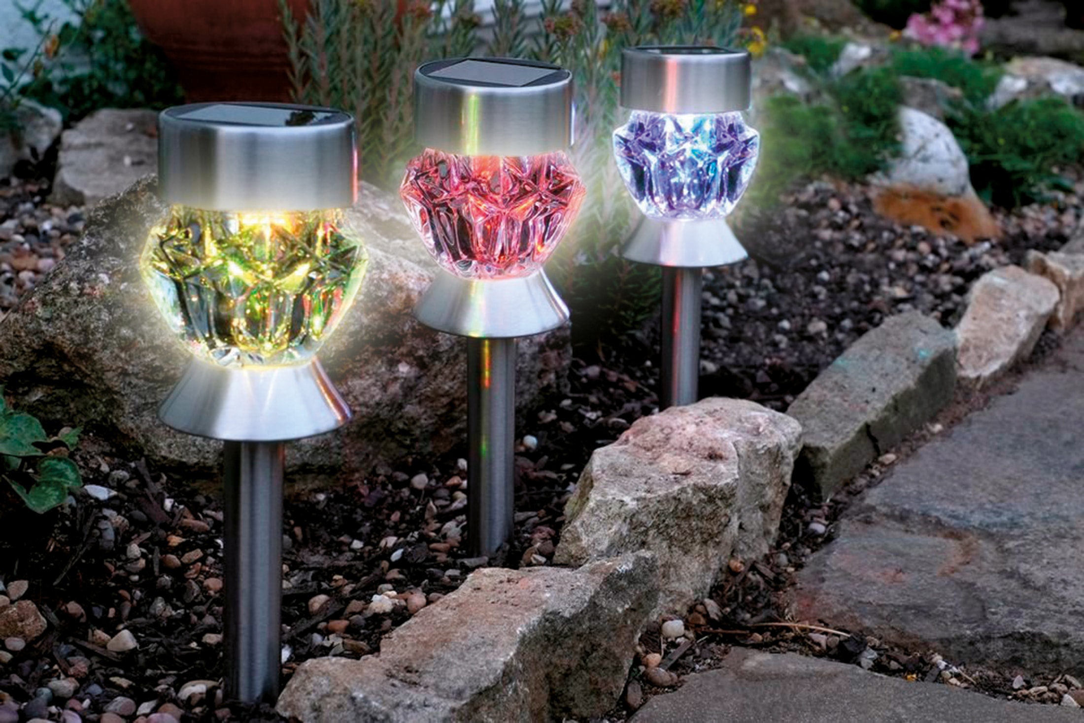 Think@Pets Gartenleuchte »MANDALE« LED-Board Set, 3 Stück