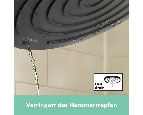 Douchekolom inclusief thermostaat hansgrohe Pulsify S zwart 24241670
