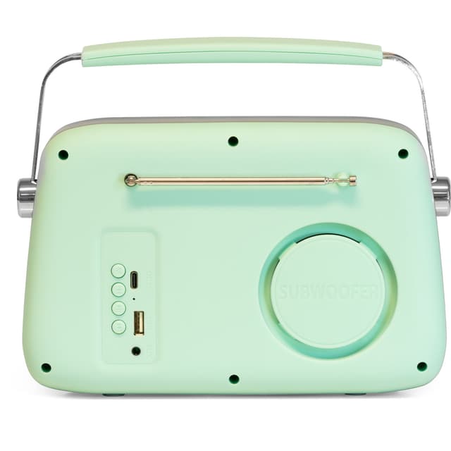 Madison Retro Radio m. Bluetooth og FM (Mat Mint)