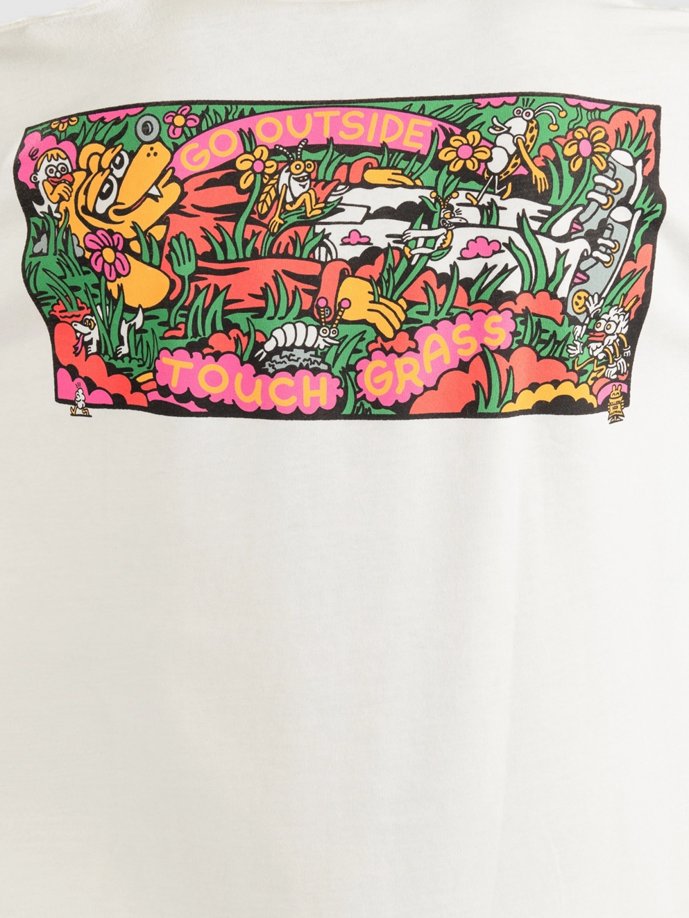 Killer Acid Touch Grass T-Shirt natural