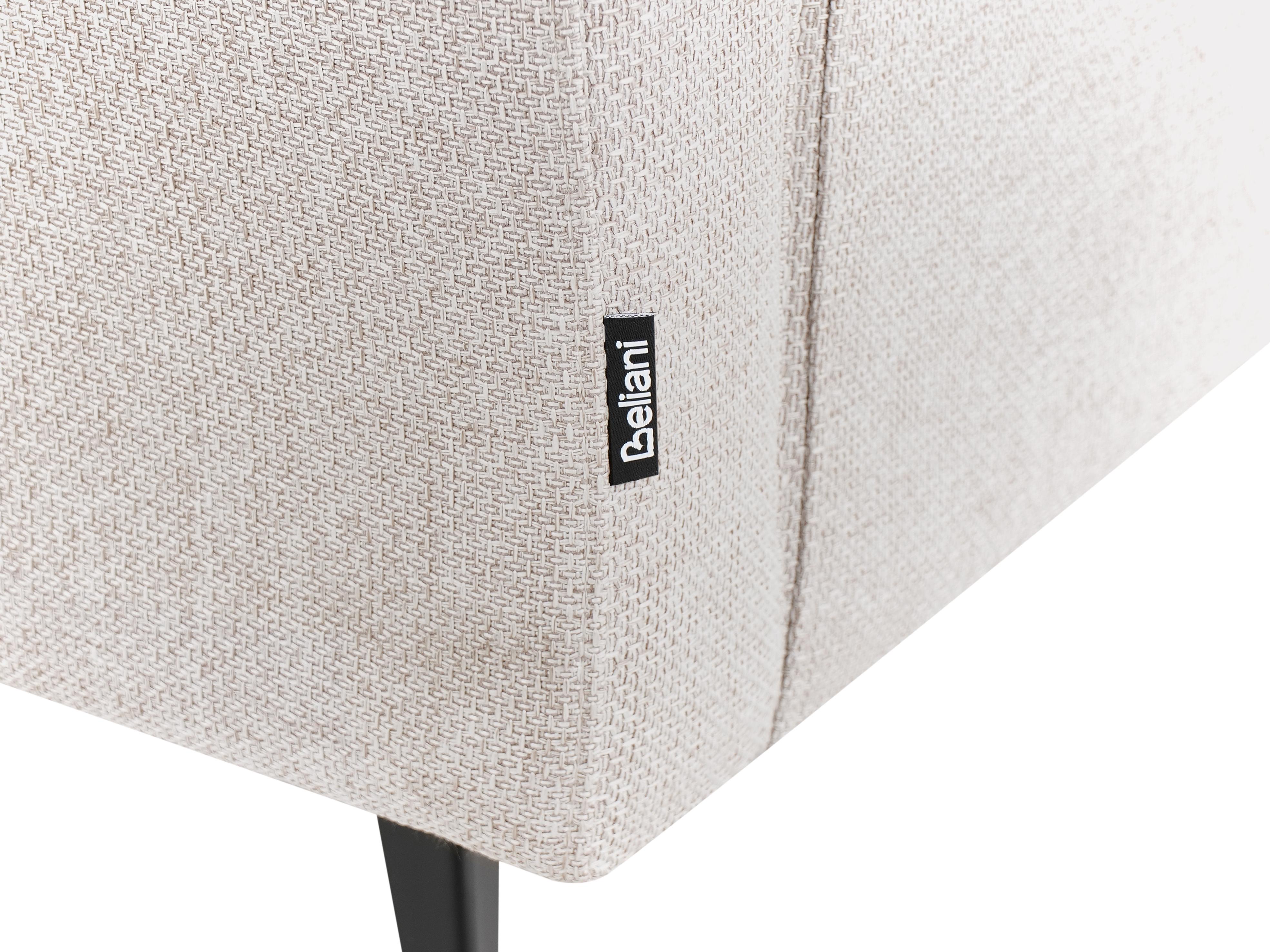 Rechtszijdige chaise longue SIEVOZ Stof Lichtbeige
