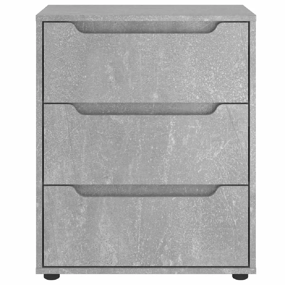 vidaXL Buffet VISNES - Gris béton, 60x40x73 cm