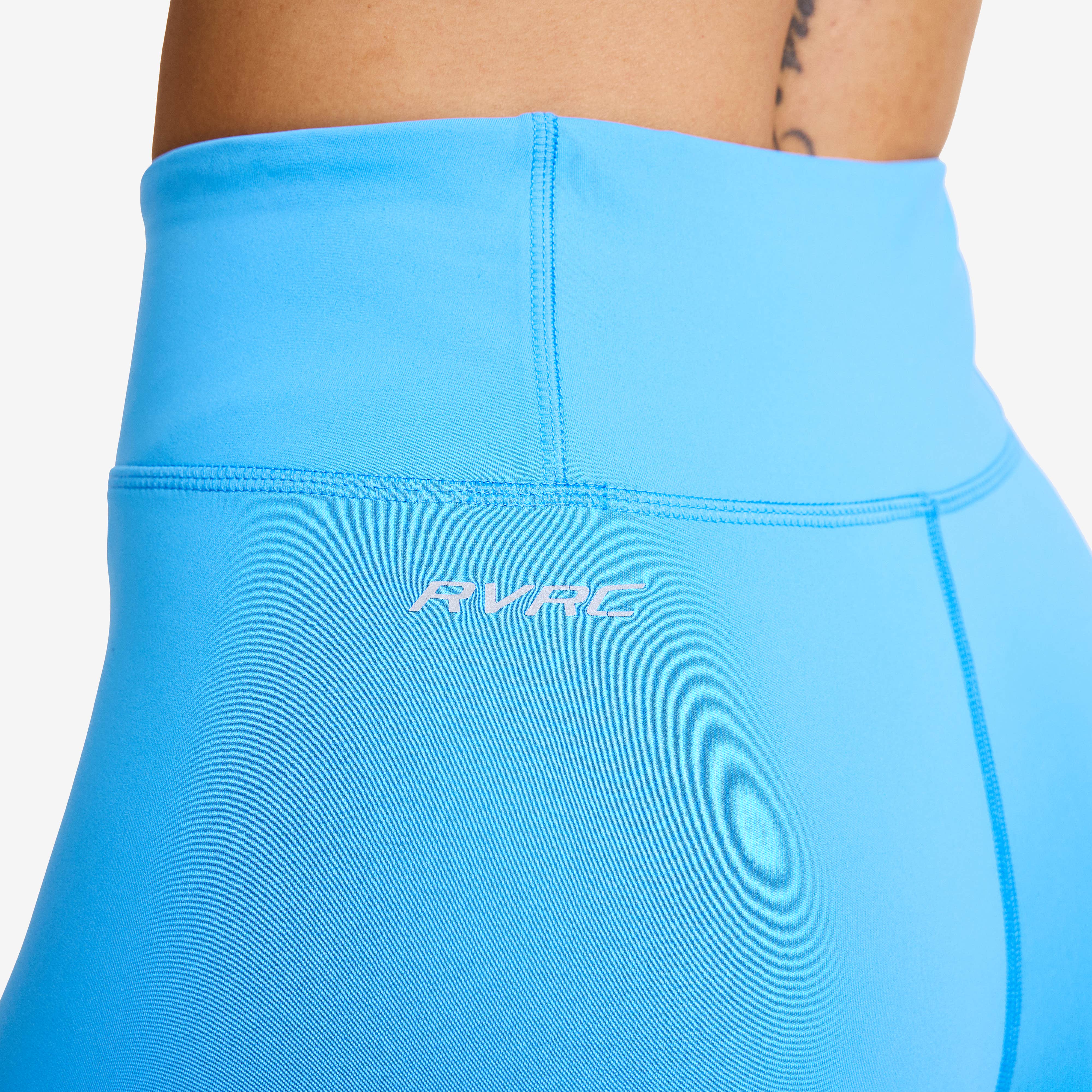 Flow High-waisted Biker Shorts Dame Azure Blue
