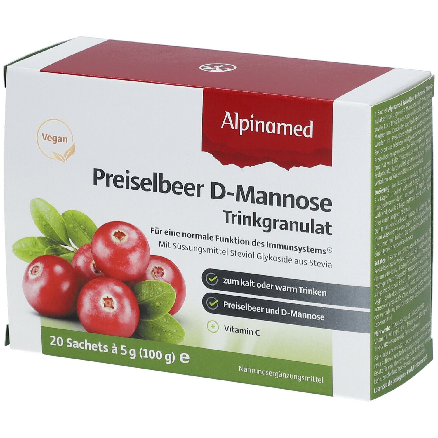 Alpinamed Preiselbeer Trinkgranulat