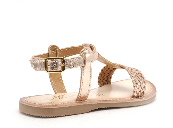Bopy nu pieds enfant felce or