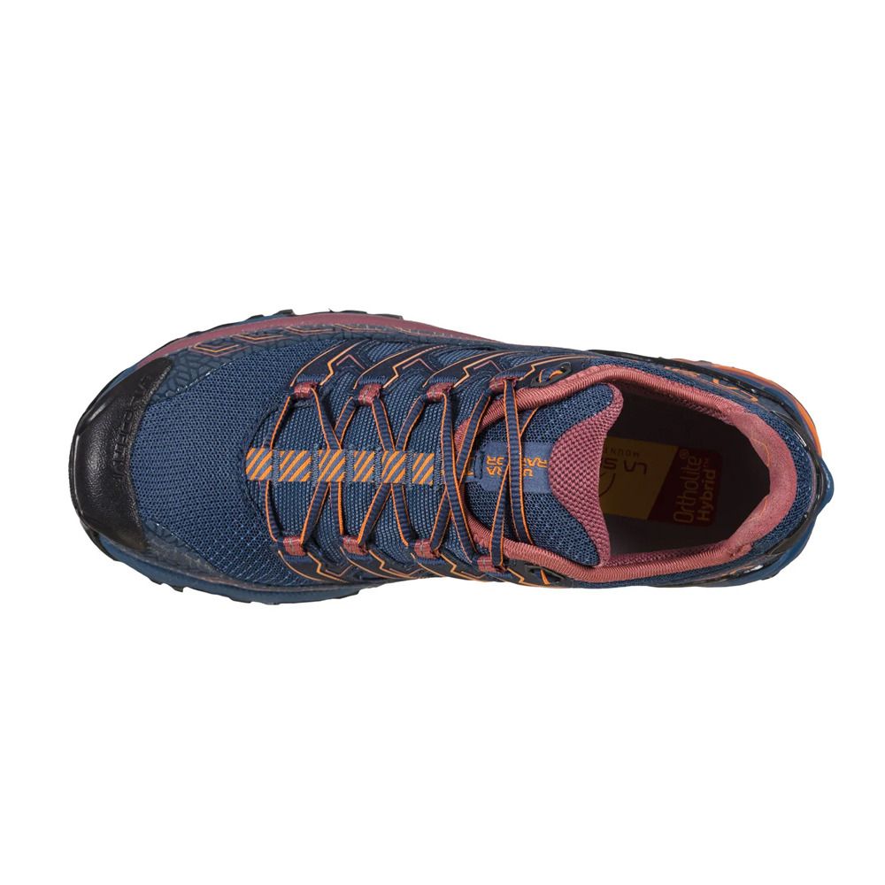 La Sportiva ULTRA RAPTOR II - Chaussures trail Femme denim/rouge