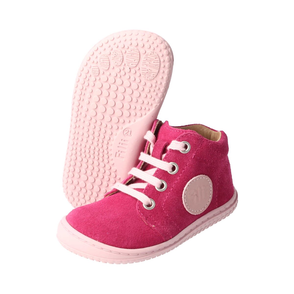 3011-6 pink GECK velours leather laces Weite/M