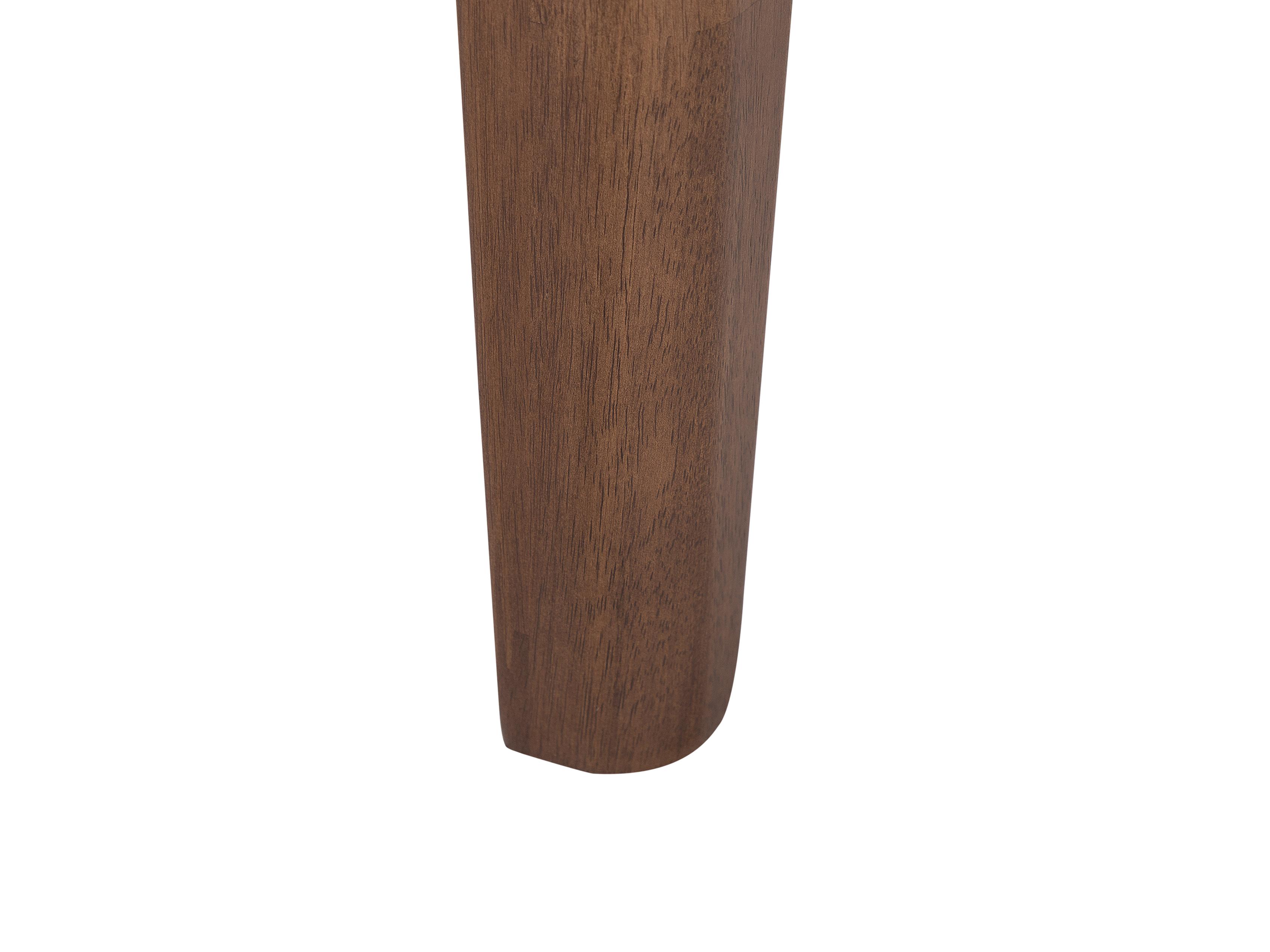 Eettafel LOTTIE Donker walnoothout 90 cm 160 cm