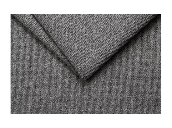 Canapé scandinave 3 places en tissu gris anthracite et bois clair CREEP