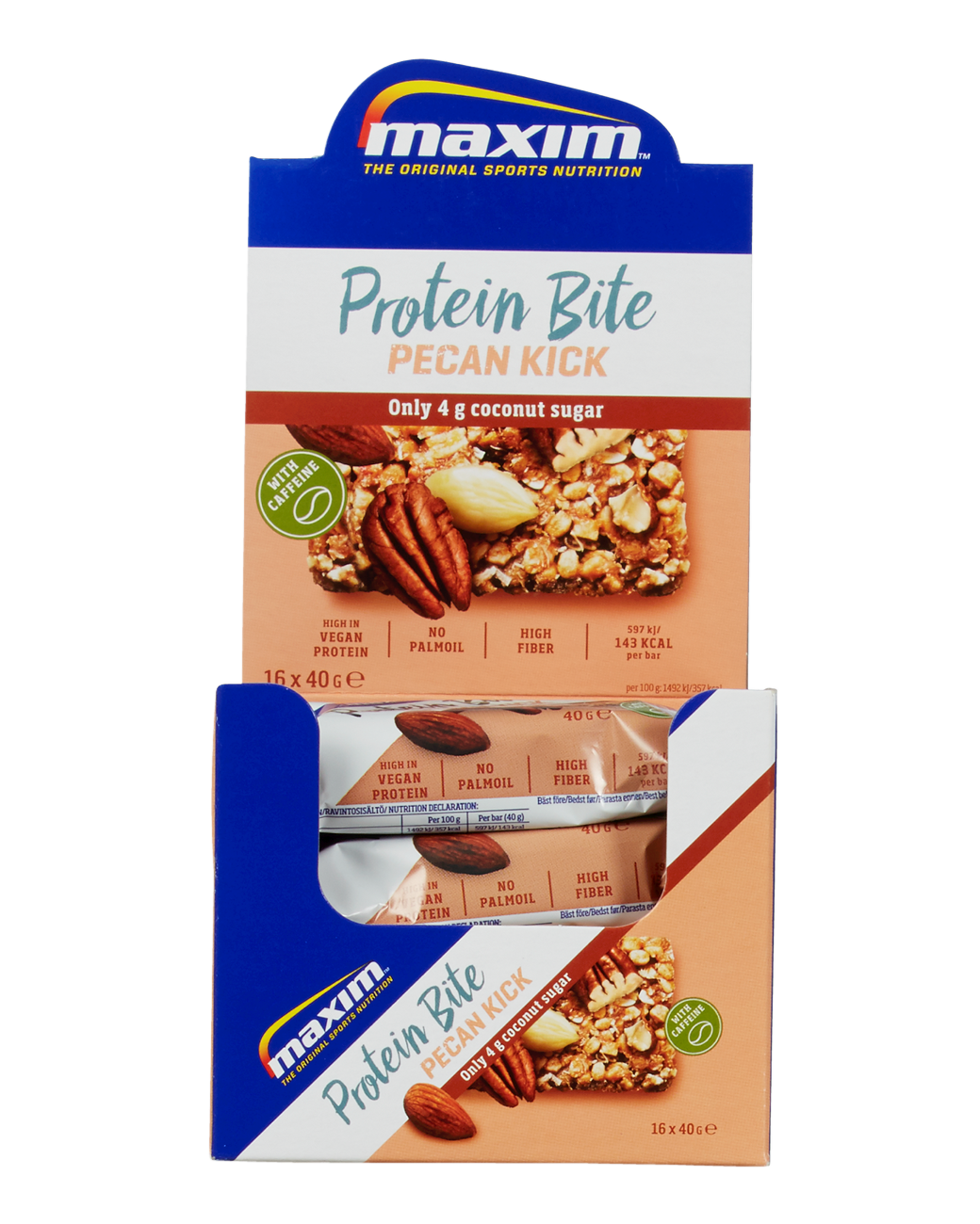 Maxim Protein Bite Pecan Kick 16x40g