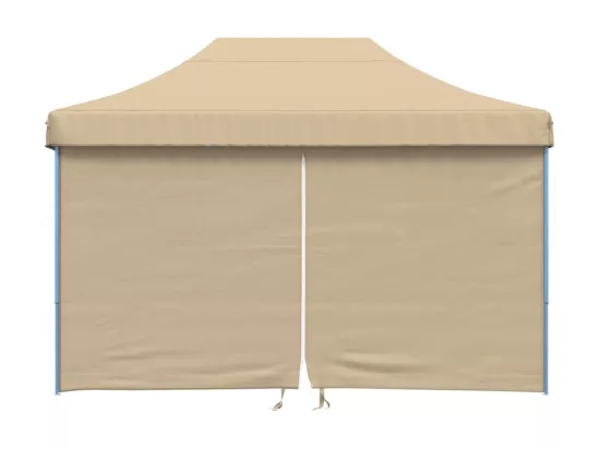 Tente de réception pliable escamotable avec 4 parois latérales
