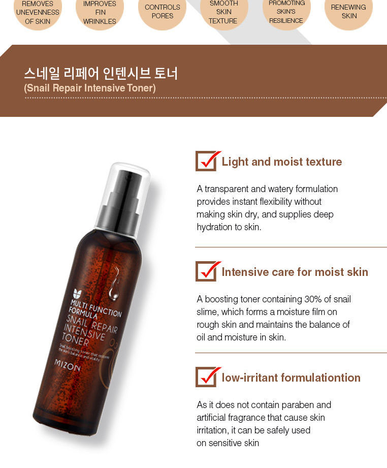 MIZON - Snail Repair Intensieve Toner