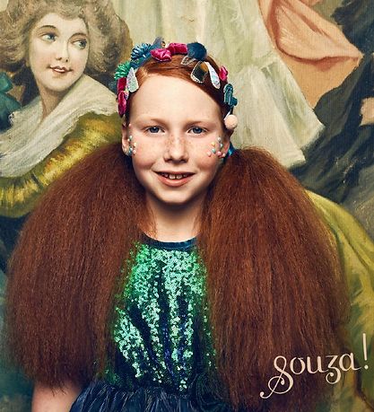 Souza Kostüm - Kleid - Marie-Ella - Blau/Grün
