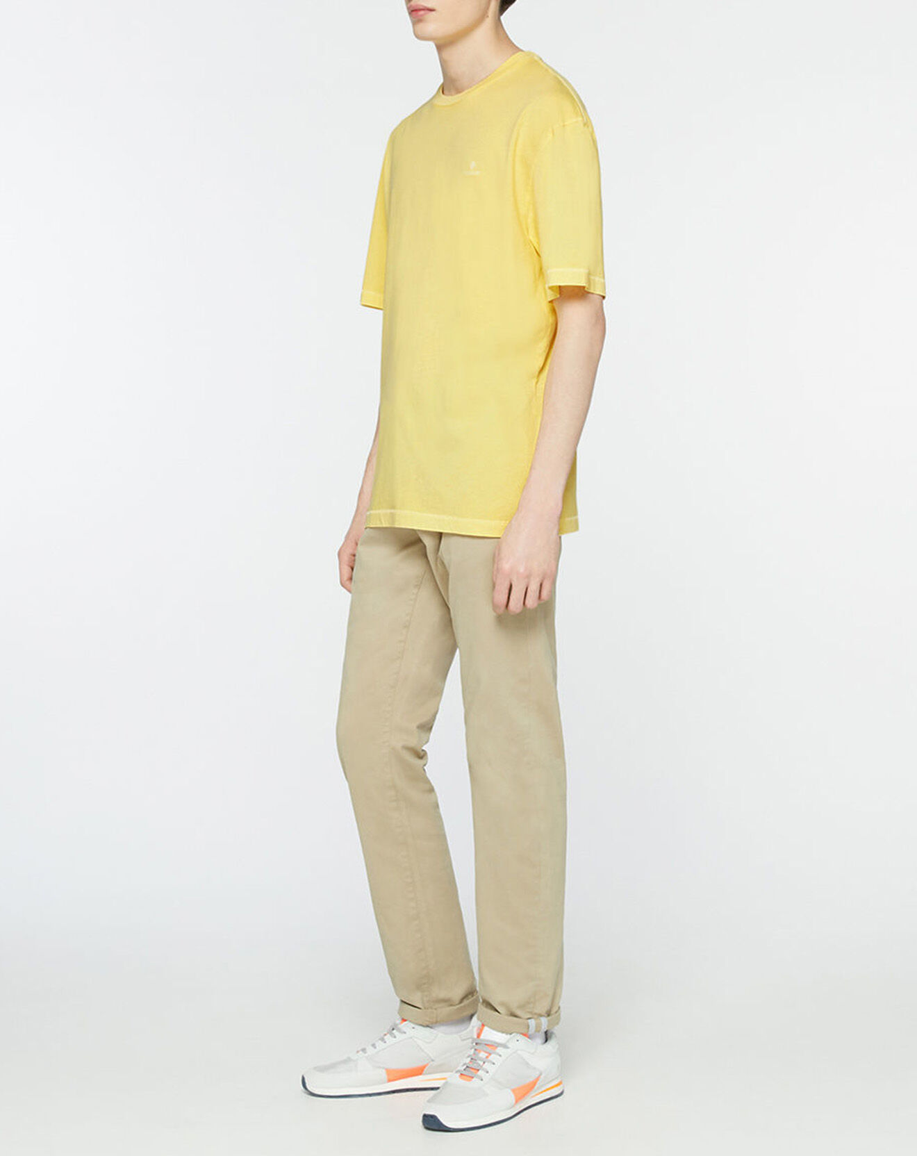 Gant T-Shirt Light Wash Pastel jaune
