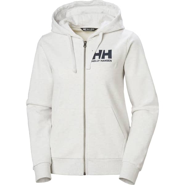 Sweatshirt HELLY HANSEN W HH LOGO FULL ZIP HOODIE 2.0 NIMBUS CLOUD MELANGE