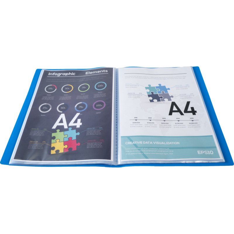Protège-documents Exacompta polypropylène souple opaque A4 60 pochettes - 120 vues