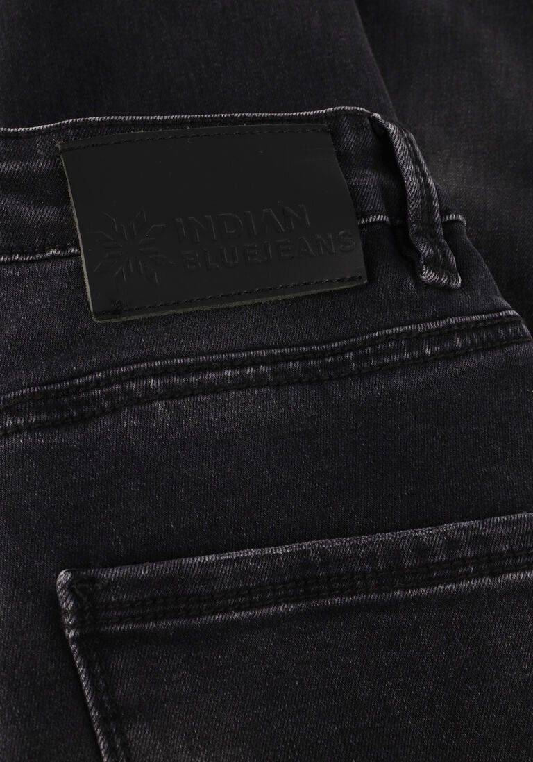 INDIAN BLUE JEANS zwarte indian blue jeans slim fit jeans black jay tapered fit