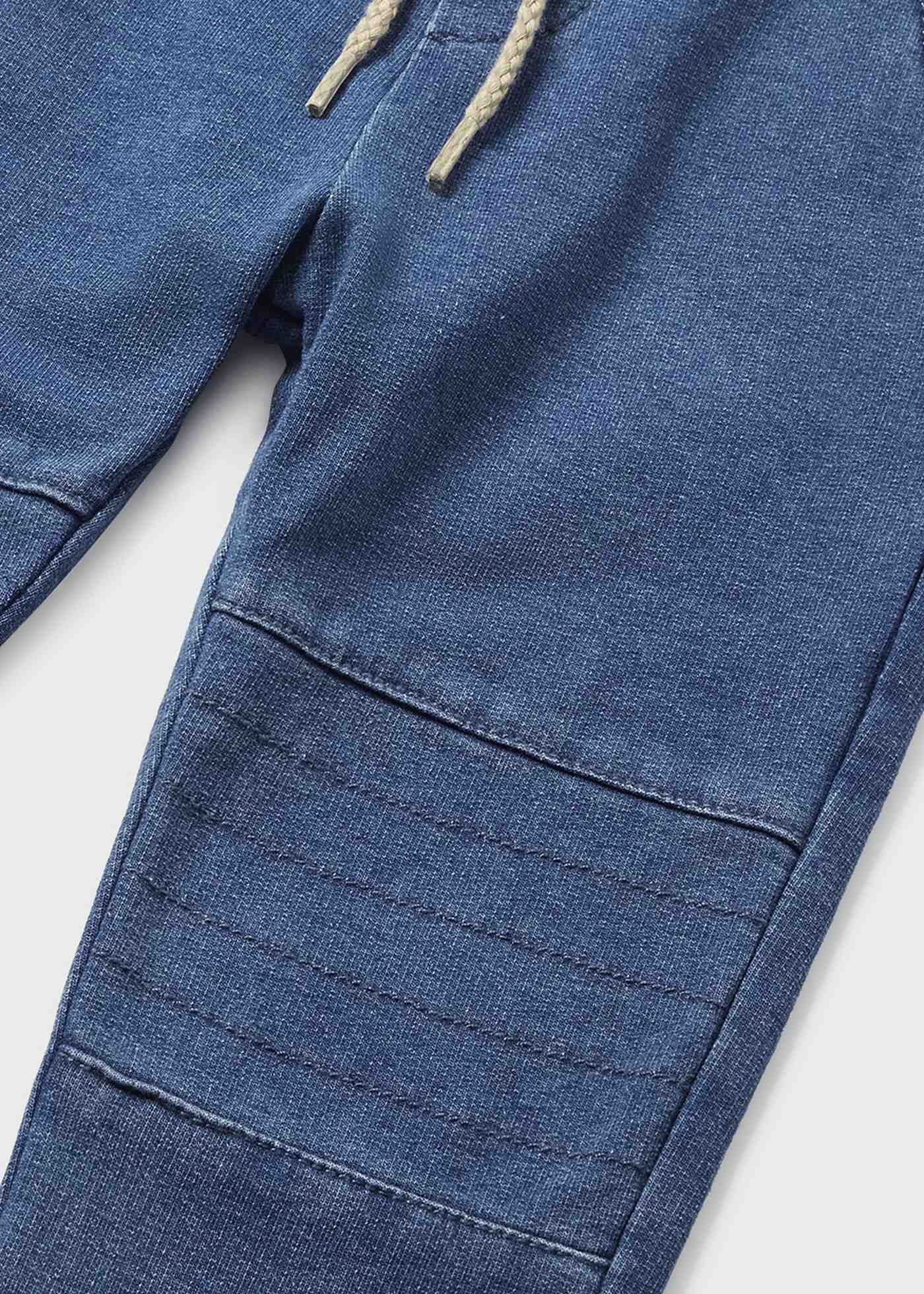 Calça de moletom de algodão sustentável para bebê