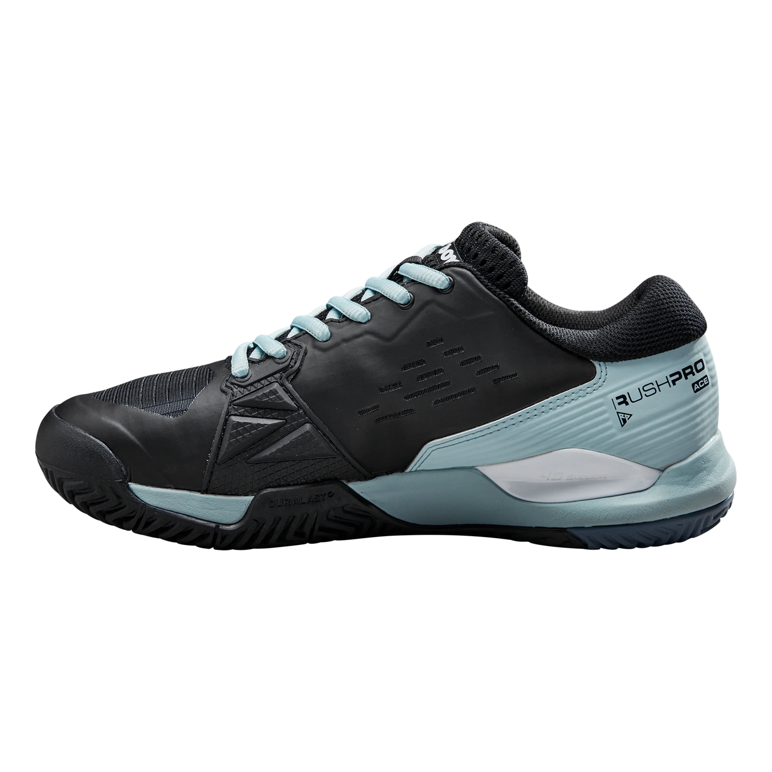Wilson Rush Pro Ace Chaussure Terre Battue Femmes - Noir , Bleu Clair