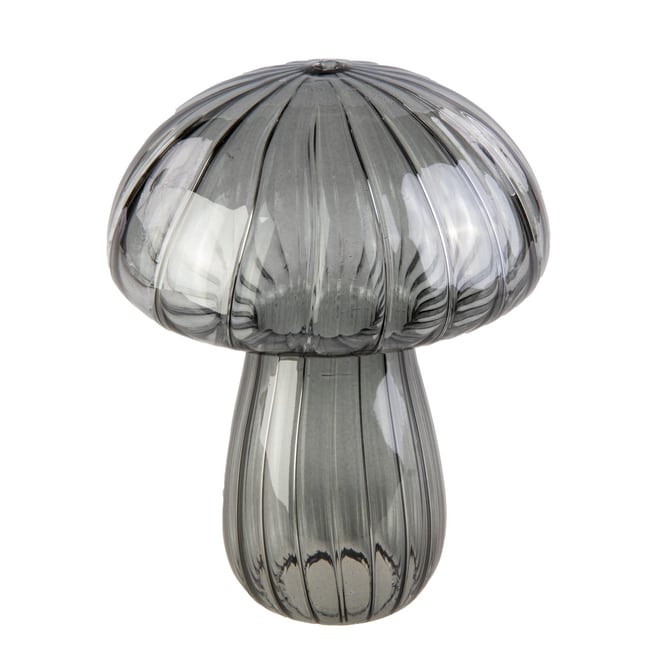 Dekopilz - schwarz transparent - ca. 8 x 13 cm