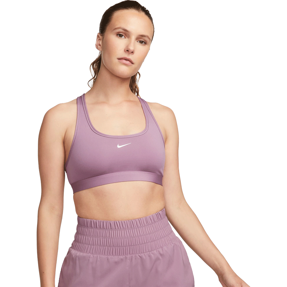 Nike Swoosh Light Support Sport BH Damen violet dust