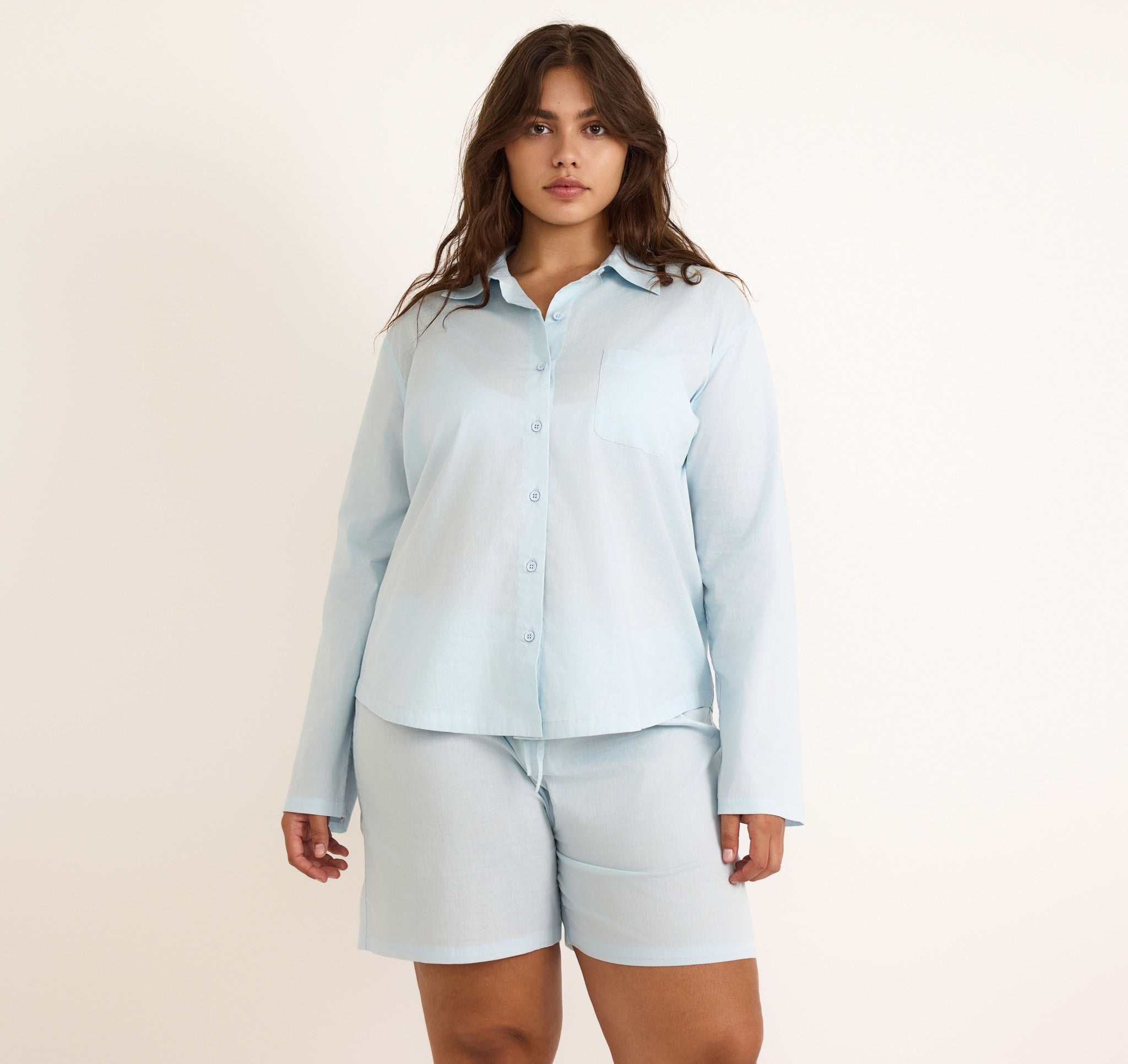 ORGANIC COTTON<br>Core Sleep Poplin Shirt