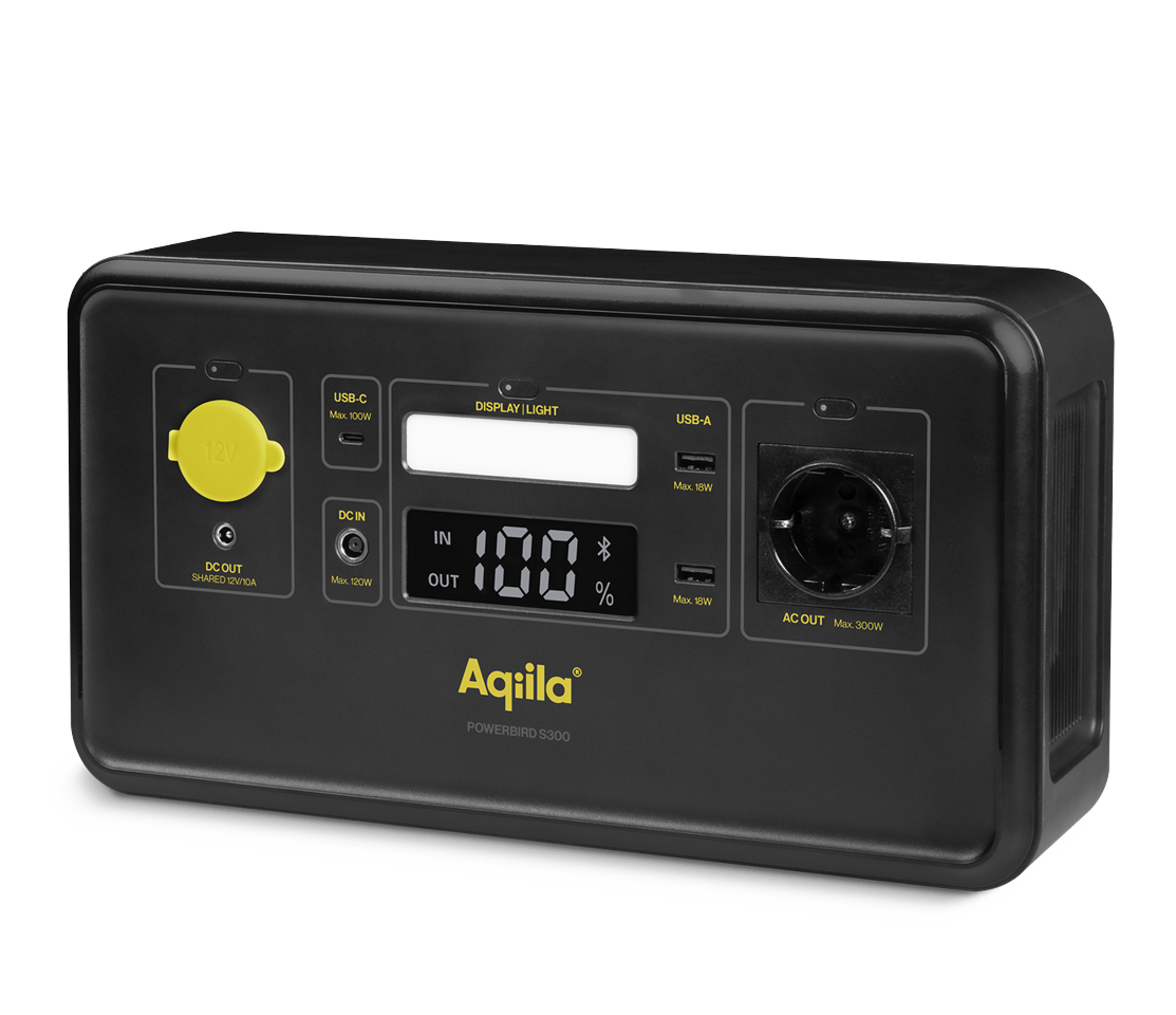 Aqiila - Powerbird S300 - Bærbar kraftstation, 294Wh / 300W