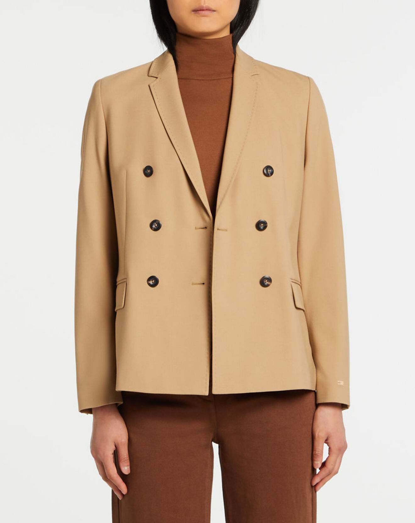 Tommy Hilfiger Blazer cintré Icon beige foncé