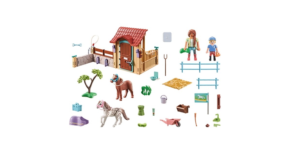 PLAYMOBILHorses of Waterfall - Manege Constructiespeelgoed  (71494)