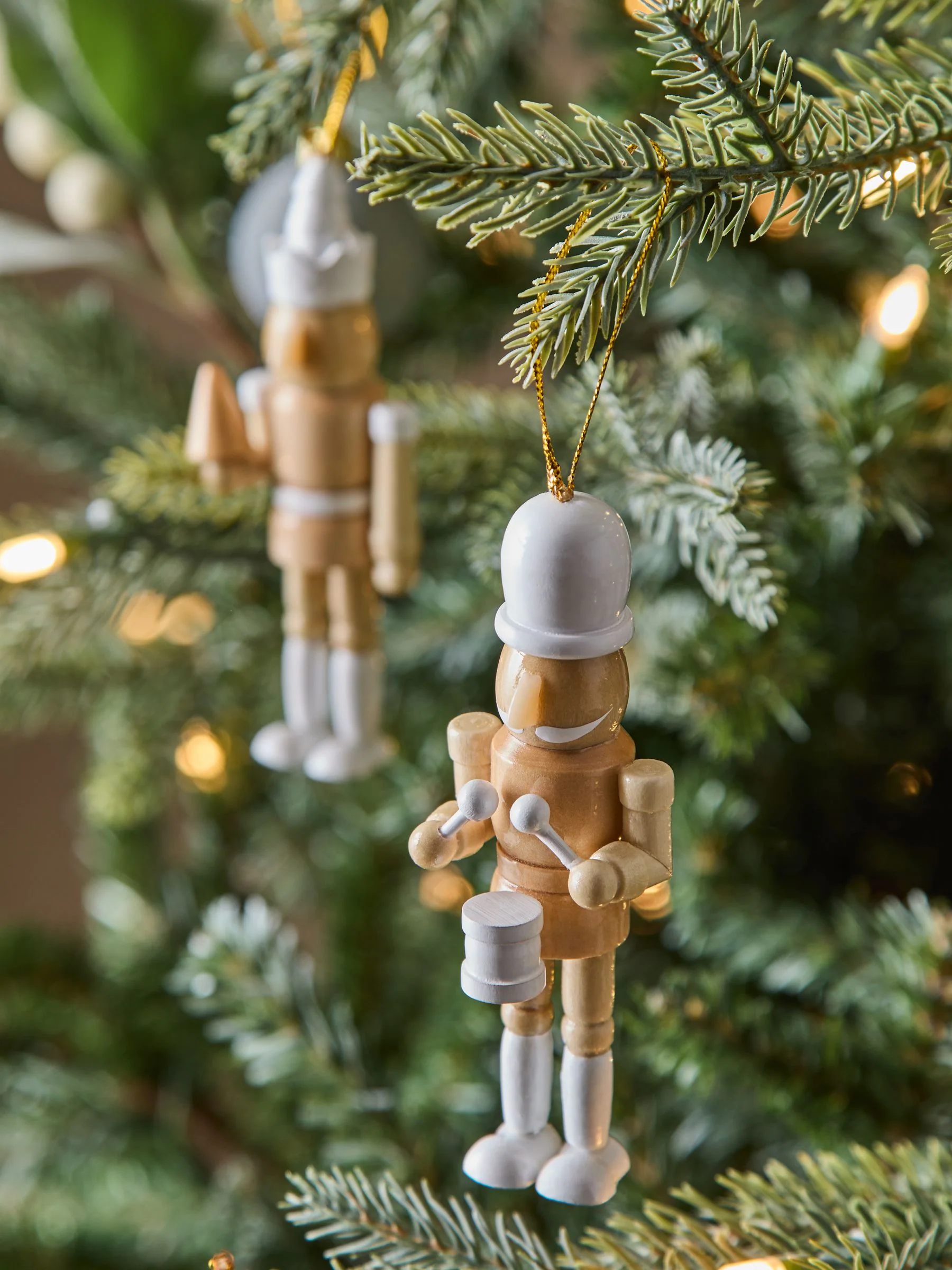 6 pak kerstballen met notenkraker