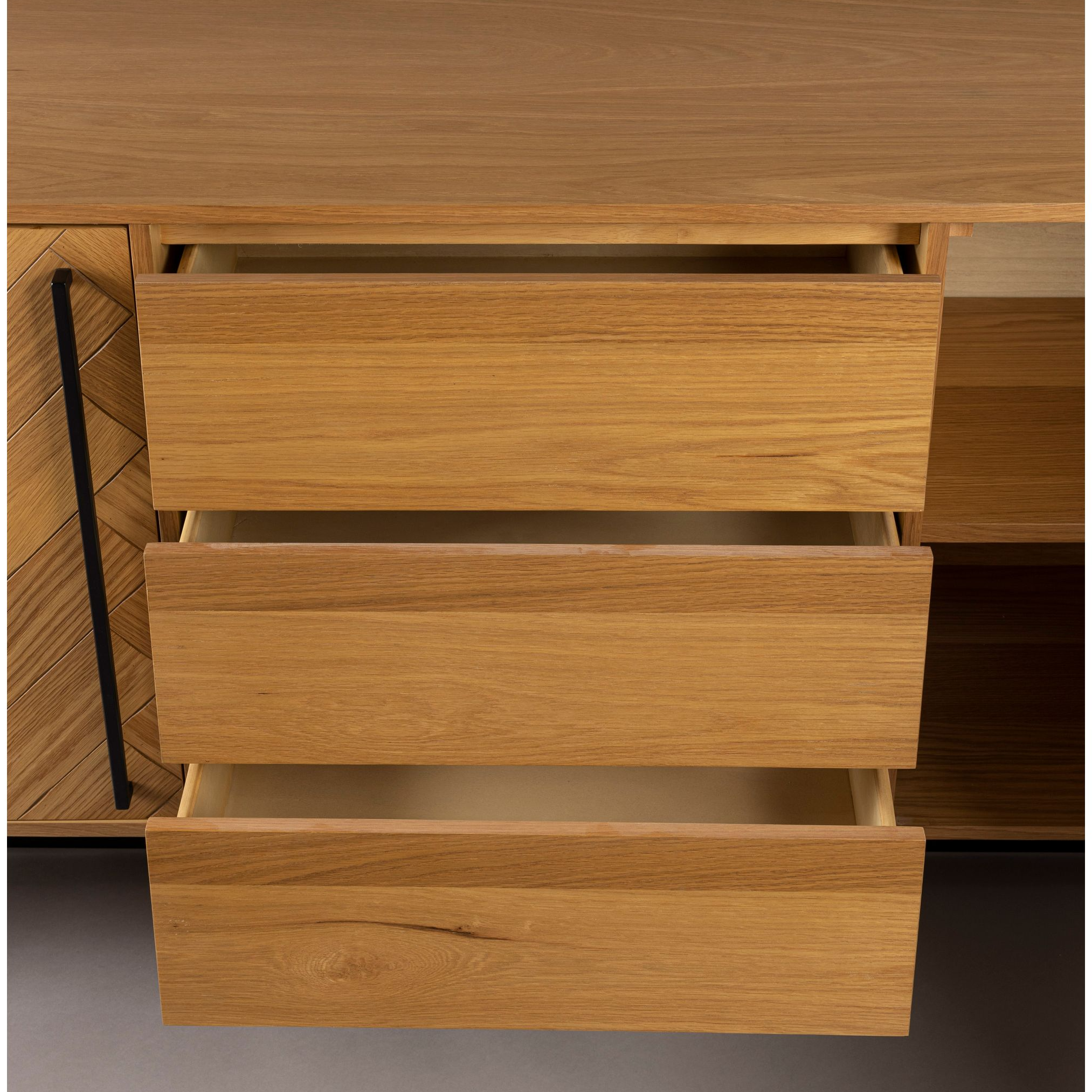 Dutchbone Class Dressoir Hoog Eikenhout Bruin