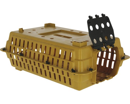 Pluimveetransportbox 60 x 29 x 22 cm bruin