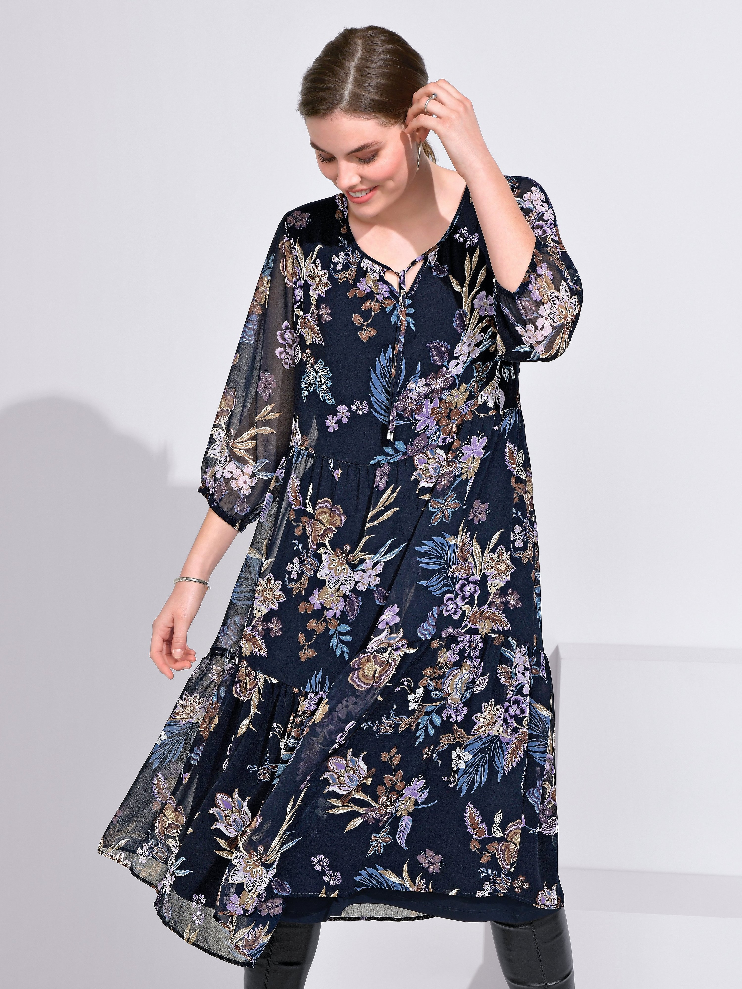 Kleid mit 3/4-Arm