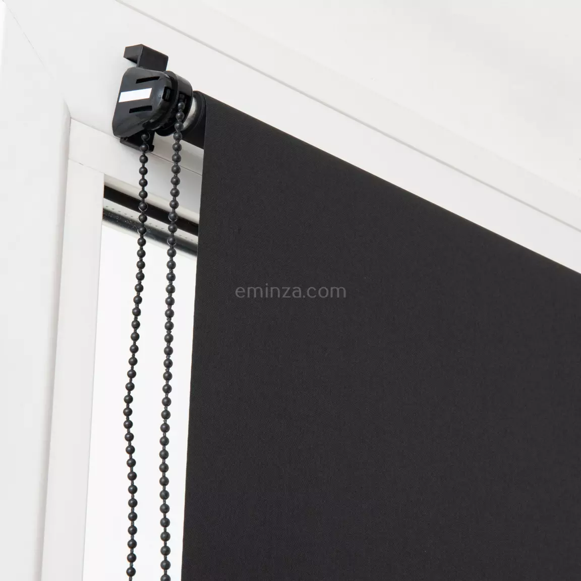 Store enrouleur occultant (90 x 180 cm) Uni Noir