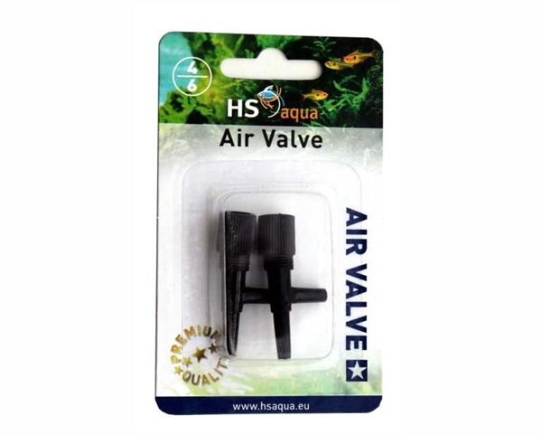 HS Aqua Luchtkraan 4-6 MM 2 ST. Zwart | Beluchting
