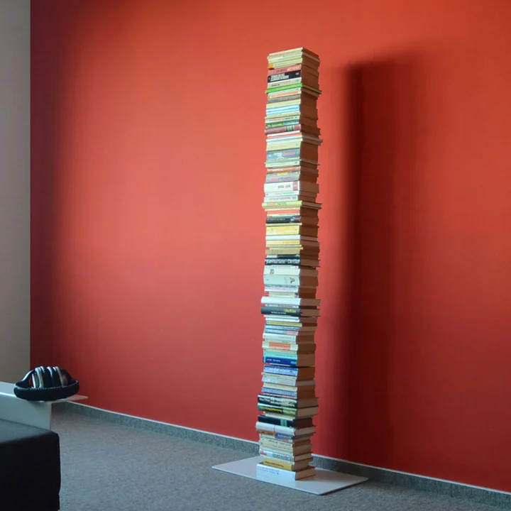 Radius Design - Booksbaum Standregal Big, single weiss