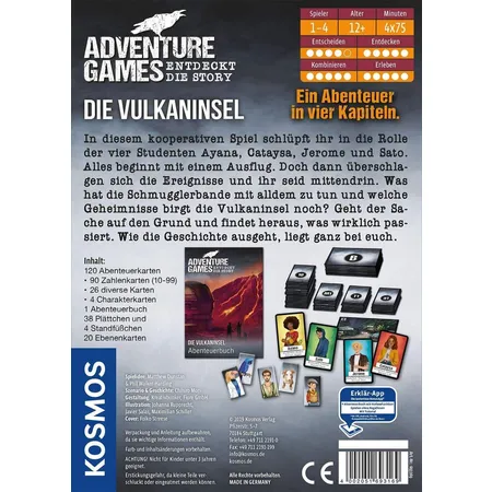KOSMOS Adventure Games Die Vulkaninsel