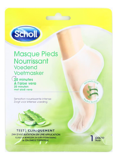 Scholl Voedend Voetmasker Aloë Vera 1PR