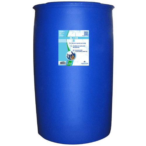 Lessive liquide alcaline Christeyns BL118 fût quick connect de 200L