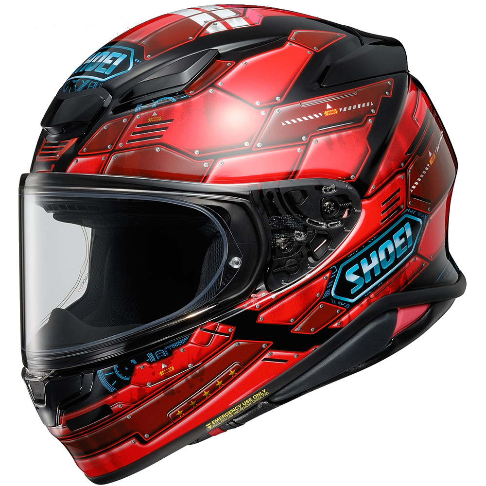 Shoei - Casque NXR2 Fortress TC-1 / Rouge / Noir