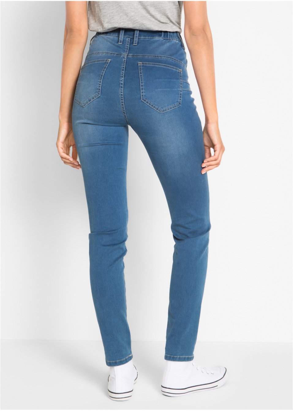 Jean push-up power stretch, highwaist