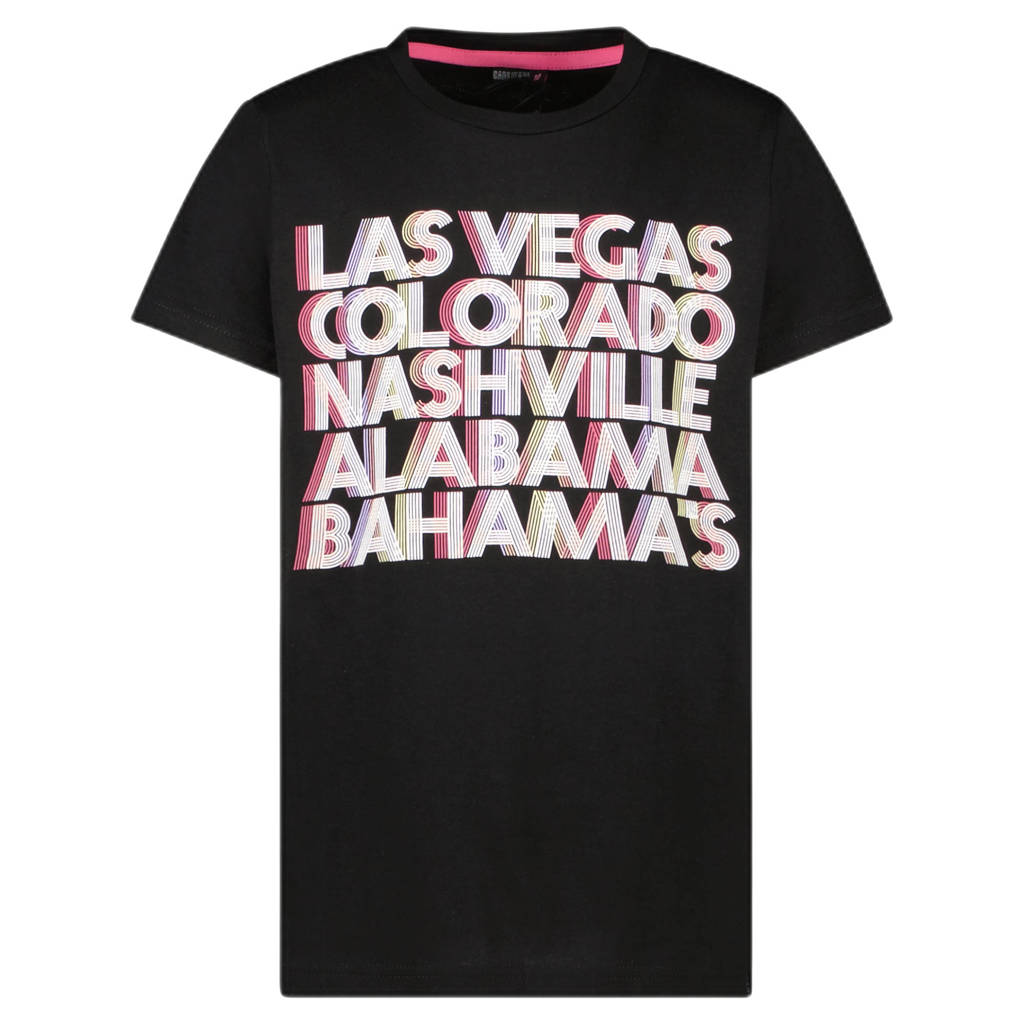 Cars T-shirt LASGO met tekst zwart