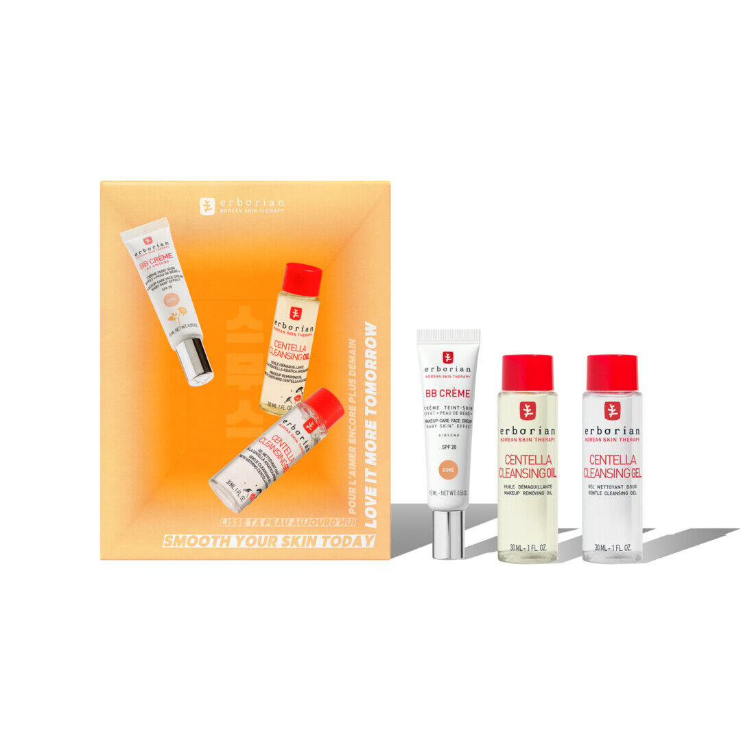 Finish Erborian Coffret BB Cream Doré + Dupla Limpeza - 1un