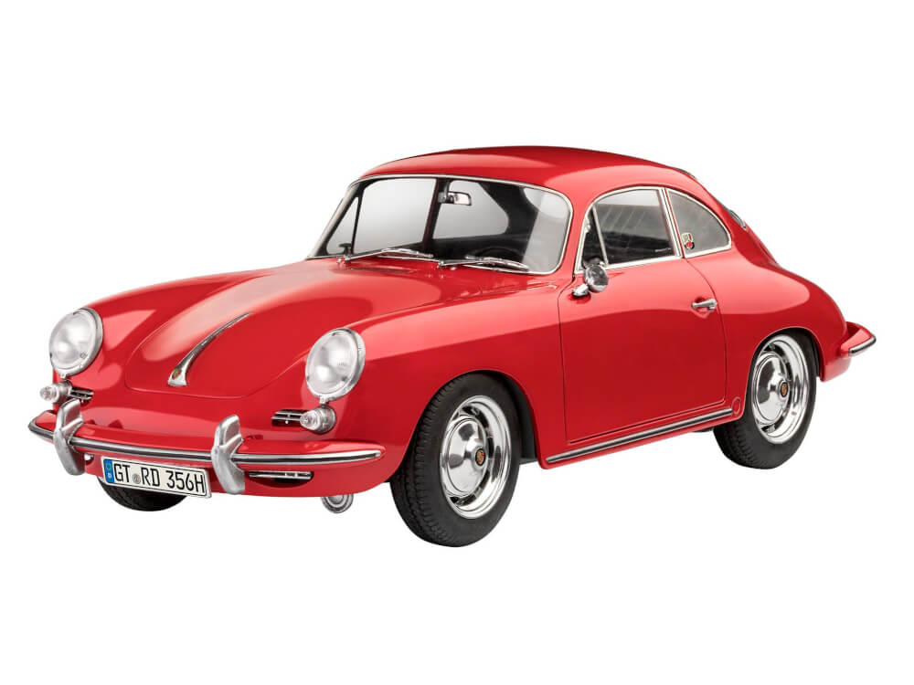 Porsche 356 B Coupé easy-click-system, Revell Bausatz zum Zusammenstecken mehrfarbig
